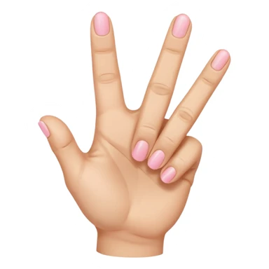 Like the middle finger flipping off emoji but with the pinky finger only (pinky finger flipping off) sticker