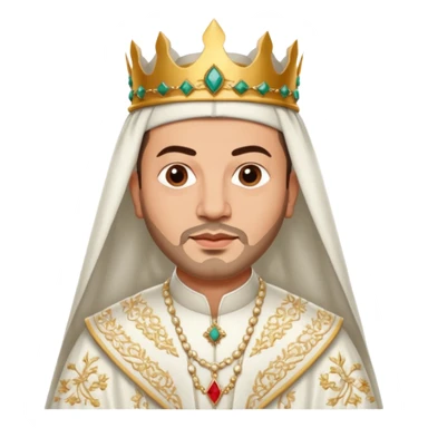 Robe mariage roi Mohammed VI sticker