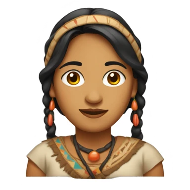 Mujer indígena  sticker