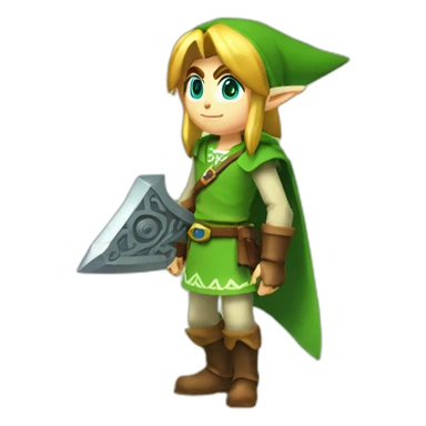 Link of Zelda with oculus sticker