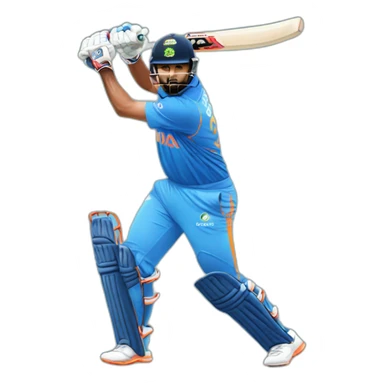 Indian Cricket Player sticker