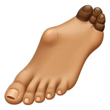 a foot that instead of toes has fingers sticker