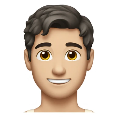 ballet dance male caucasian dark hair sticker