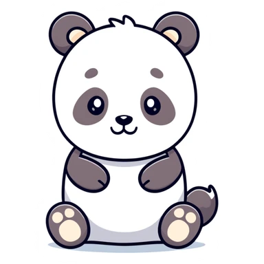 Panda sticker