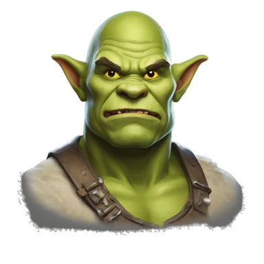 ogre from Dungeons & Dragons super realistic sticker