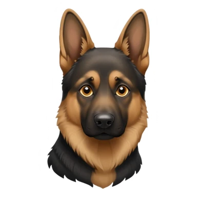 A german Shepherd dog sticker