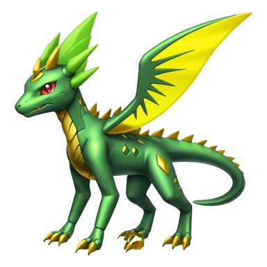 Vikavolt-Peppercat-Sceptile-Genesect-Miraidon-fusion, full body sticker