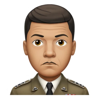 Mbappé mixed with Adolf Hitler sticker