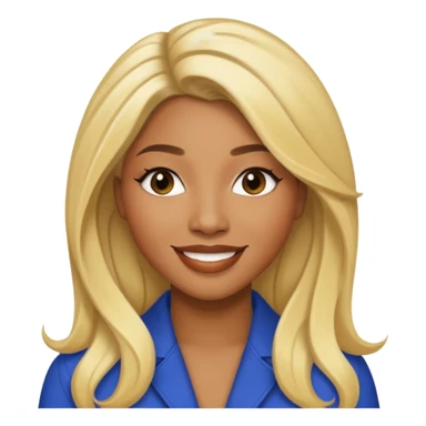 Victoria Monét, R&B Singer with long blonde hair sticker