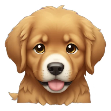 Tibetan Mastiff puppy sticker