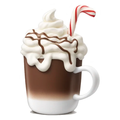hot chocolate with whipcream sticker