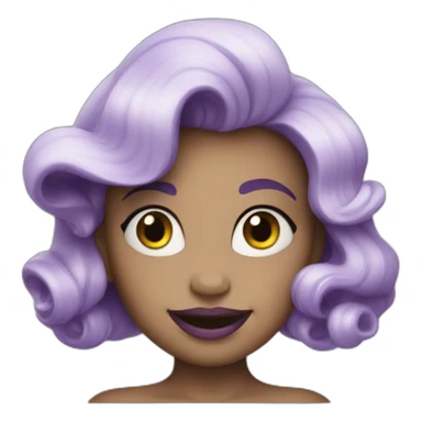 Ursula the little mermaid sticker