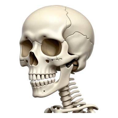 Skeleton Mind Blowing sticker