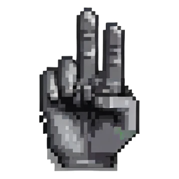 single finger sticker
