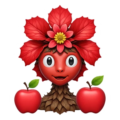 Stranger things demogorgon flower head apple ios emoji format sticker
