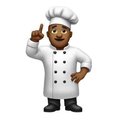 Chef kissing fingers  sticker