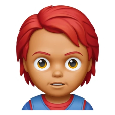 Child's Play Chuck Doll
 sticker