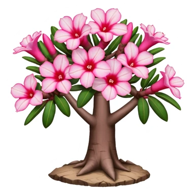 a Adenium obesum sticker
