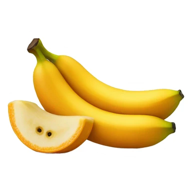 Banana eat the orange sticker