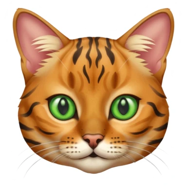 cute Bengal cat sticker