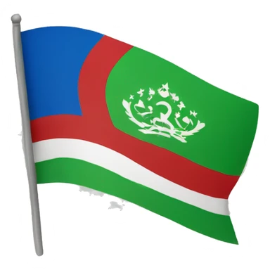 dagestan flag sticker