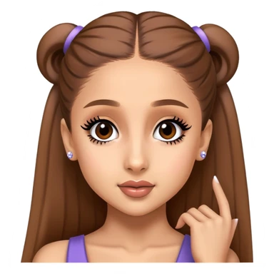 Ariana Grande as a pop star sticker