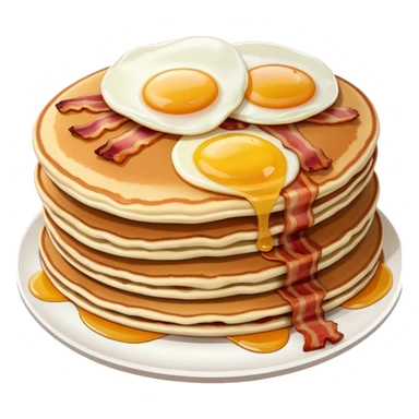 Big yummy breakfast that smells good sticker