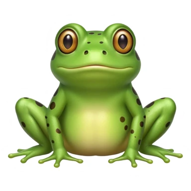 Frog farting sticker
