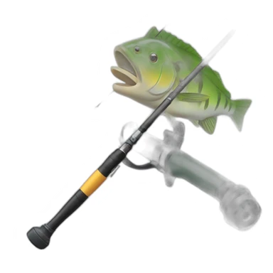 Wesh wesh fishing rod sticker