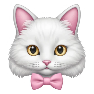 Gato con moño Rosita sticker