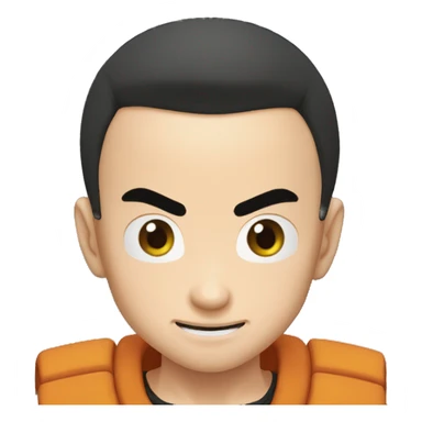 Krillin from dragonball sticker
