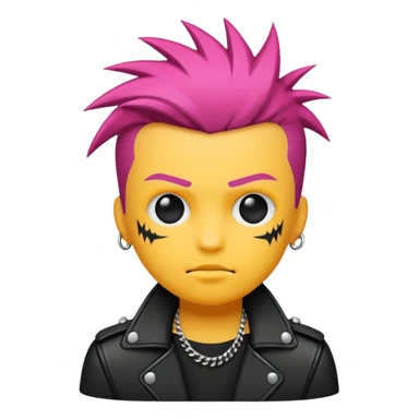 Punk culture sticker