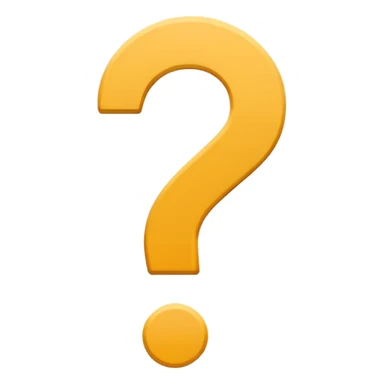 question mark icon, thin outline, minimal, flat design sticker