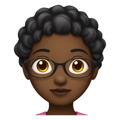 black girl side eyeing  sticker