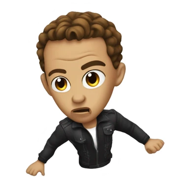 Mad Stuntman singer sticker