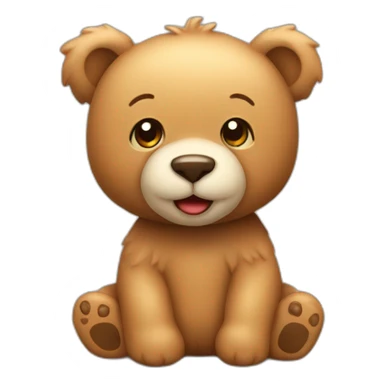 A cutie teddybear sticker