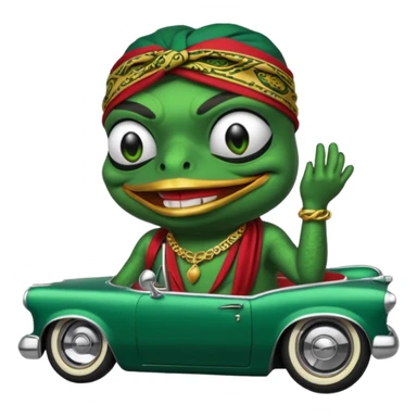 mach mir pepe emotes für twitch im chicano style sticker
