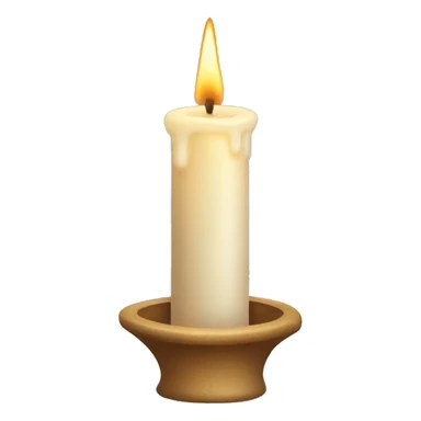 Candle advent sticker