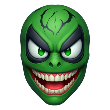 Venom face from a gba game and remove the teeth sticker