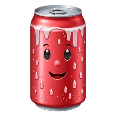 strawberry soda can sticker