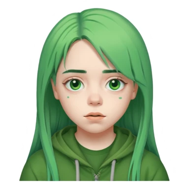 Billie Eilish just head  sticker