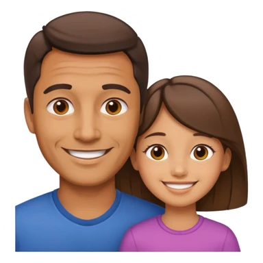 Gypsy dad and daughter  sticker