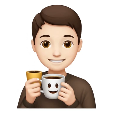 Emojis aesthetic para amantes del café sticker