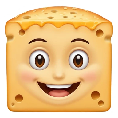 I want an overly excited face that says “I am so excited, I cannot contain. With eyes tightly squeezed together and a big cheesy grin emoji. sticker