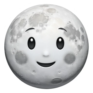 moon minimalist sticker