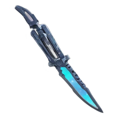 Butterfly knife space sky skin sticker