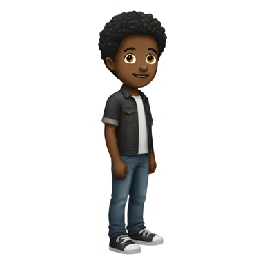 Make a short Person kid sticker