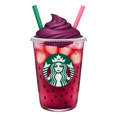 Starbucks strawberry açaí refresher  sticker