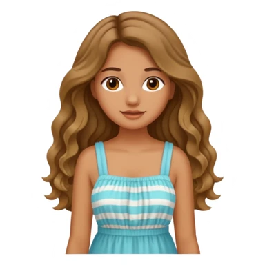 summer vibes girl sticker