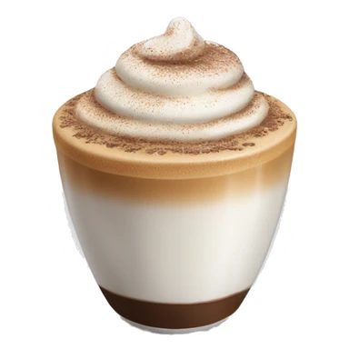 “Cappuccino with frothy milk and a sprinkle of cocoa on top.” sticker